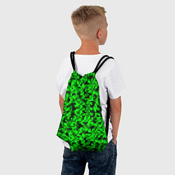Рюкзак-мешок КАМУФЛЯЖ GREEN, цвет: 3D-принт — фото 2