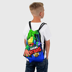 Рюкзак-мешок SUPER LEON BRAWL STARS, цвет: 3D-принт — фото 2