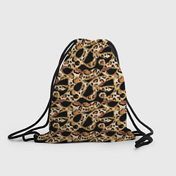 Рюкзак-мешок Versace Леопардовая текстура, цвет: 3D-принт