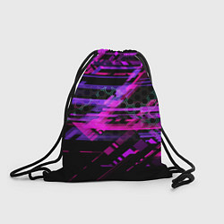Рюкзак-мешок Техно абстракция, цвет: 3D-принт