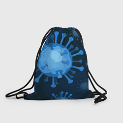 Рюкзак-мешок Сorona virus infection, цвет: 3D-принт