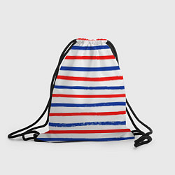 Рюкзак-мешок Морская полоска, цвет: 3D-принт