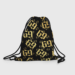 Рюкзак-мешок 6ix9ine Gold, цвет: 3D-принт