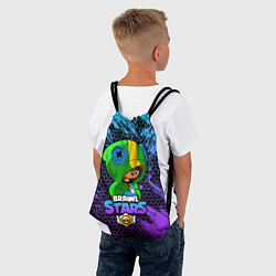 Рюкзак-мешок Brawl Stars LEON, цвет: 3D-принт — фото 2