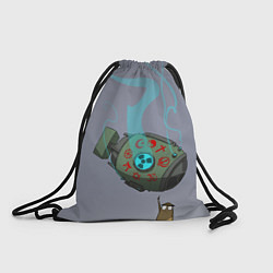 Рюкзак-мешок Иди от сюда ракета, цвет: 3D-принт