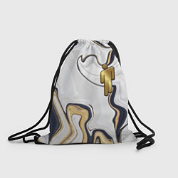Рюкзак-мешок Billie Eilish Gold, цвет: 3D-принт