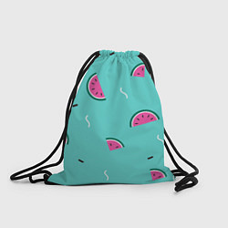 Рюкзак-мешок Арбузики, цвет: 3D-принт