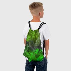 Рюкзак-мешок ЗЕЛЁНЫЙ ОГОНЬ, цвет: 3D-принт — фото 2