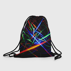 Рюкзак-мешок ФРАКТАЛЬНЫЕ ИСКРЫ, цвет: 3D-принт