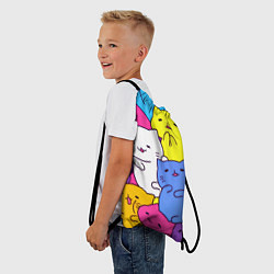 Рюкзак-мешок МИЛЫЕ КОТЯТКИ, цвет: 3D-принт — фото 2
