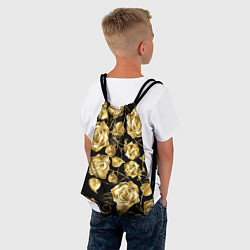 Рюкзак-мешок Golden Roses, цвет: 3D-принт — фото 2