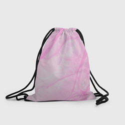 Рюкзак-мешок Розовые разводы краска зефир, цвет: 3D-принт