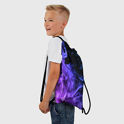 Рюкзак-мешок ОГОНЬ НЕОН, цвет: 3D-принт — фото 2