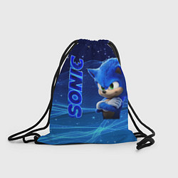 Рюкзак-мешок Соник, цвет: 3D-принт