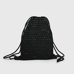 Рюкзак-мешок Текстура геометрия ромбы черны, цвет: 3D-принт