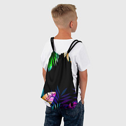 Рюкзак-мешок Тропическая Ночь, цвет: 3D-принт — фото 2