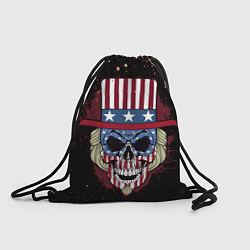 Рюкзак-мешок Американский череп Z, цвет: 3D-принт