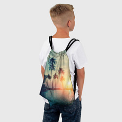 Рюкзак-мешок Пальмы, цвет: 3D-принт — фото 2