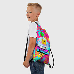 Рюкзак-мешок BRAWL STARS SPROUT TROPICAL, цвет: 3D-принт — фото 2