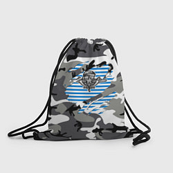 Рюкзак-мешок Рваный камуфляж ВДВ, цвет: 3D-принт
