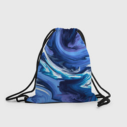 Рюкзак-мешок Абстрактные волны, цвет: 3D-принт