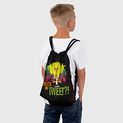 Рюкзак-мешок Twick Or Tweet?!, цвет: 3D-принт — фото 2