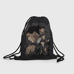 Рюкзак-мешок Острые козырьки, цвет: 3D-принт