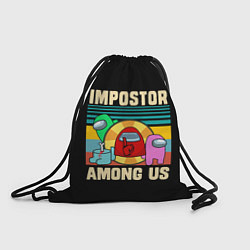 Рюкзак-мешок Among Us IMPOSTOR, цвет: 3D-принт