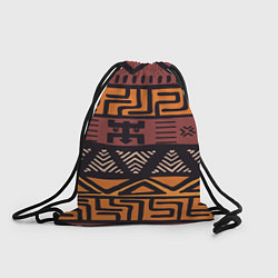 Рюкзак-мешок Африканский узор, цвет: 3D-принт