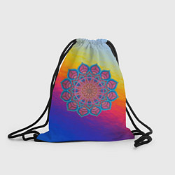 Рюкзак-мешок Мандала спокойствия, цвет: 3D-принт