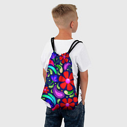Рюкзак-мешок Flower$$$, цвет: 3D-принт — фото 2