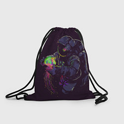 Рюкзак-мешок Медуза и космонавт, цвет: 3D-принт