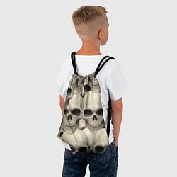 Рюкзак-мешок Черепа 5 вариант, цвет: 3D-принт — фото 2