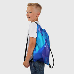 Рюкзак-мешок NEON CRYSTALLS, цвет: 3D-принт — фото 2