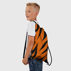 Рюкзак-мешок Текстура тигра, цвет: 3D-принт — фото 2