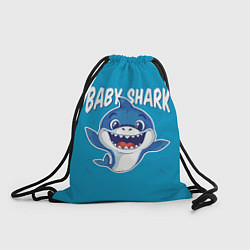 Рюкзак-мешок Baby Shark, цвет: 3D-принт
