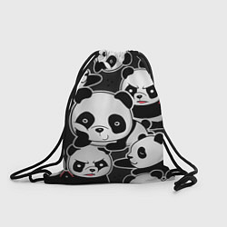 Рюкзак-мешок Смешные панды, цвет: 3D-принт