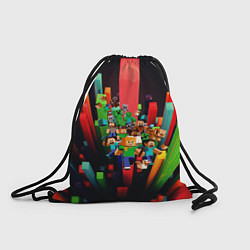 Рюкзак-мешок MINECRAFT GAME S, цвет: 3D-принт