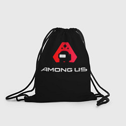 Рюкзак-мешок Among Us Логотип, цвет: 3D-принт