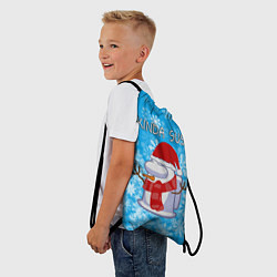 Рюкзак-мешок AMONG US СНЕГОВИК, цвет: 3D-принт — фото 2