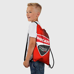 Рюкзак-мешок Ducati Corse logo, цвет: 3D-принт — фото 2