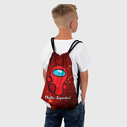 Рюкзак-мешок Hello Impostor, цвет: 3D-принт — фото 2