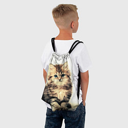 Рюкзак-мешок Котёнок, цвет: 3D-принт — фото 2