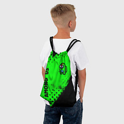 Рюкзак-мешок AMONG US - BRAWL STARS LEON, цвет: 3D-принт — фото 2