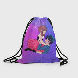 Рюкзак-мешок Урарака Очако и Изуку Мидория, цвет: 3D-принт