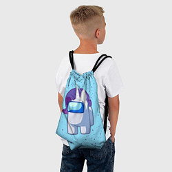 Рюкзак-мешок AMONG US - ЕДИНОРОГ, цвет: 3D-принт — фото 2