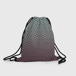 Рюкзак-мешок Квадратики и звёздочки, цвет: 3D-принт