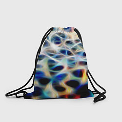 Рюкзак-мешок Фрактальная паутина, цвет: 3D-принт
