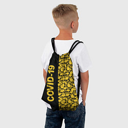 Рюкзак-мешок COVID-19, цвет: 3D-принт — фото 2