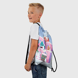 Рюкзак-мешок 2021 год Домики, цвет: 3D-принт — фото 2